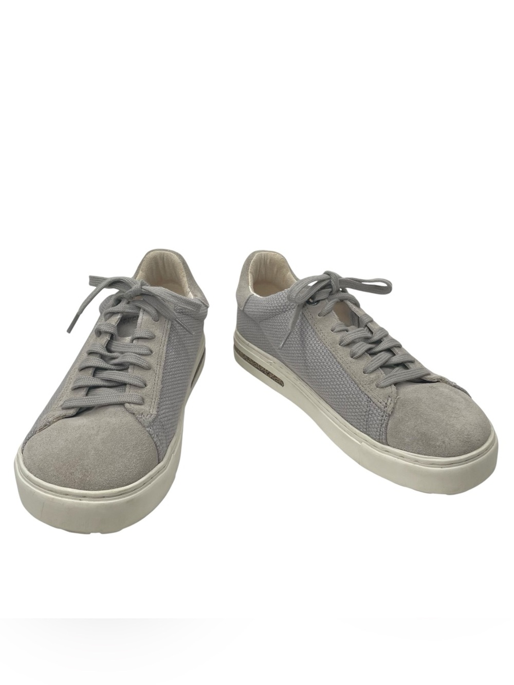 Birkenstock Bend Low Canvas Whale Gray Sneakers Size 37 Women’s 6 Narrow Medium